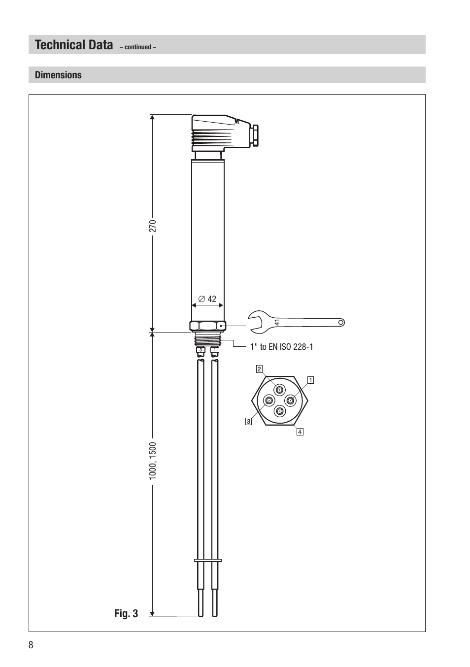 Technical data | Flowserve ER 50-1 User Manual | Page 8 / 20