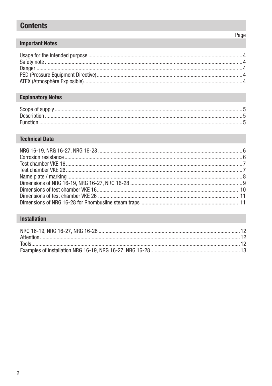 Flowserve NRG 16-19 User Manual | Page 2 / 20