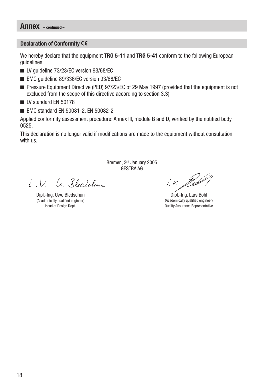 Annex | Flowserve TRG 5-11 User Manual | Page 18 / 20