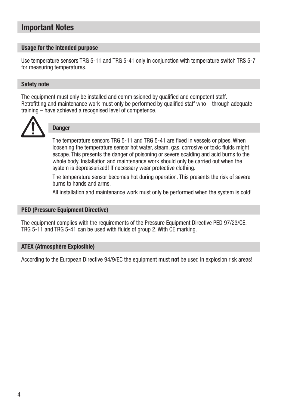 Flowserve TRG 5-11 User Manual | Page 4 / 20