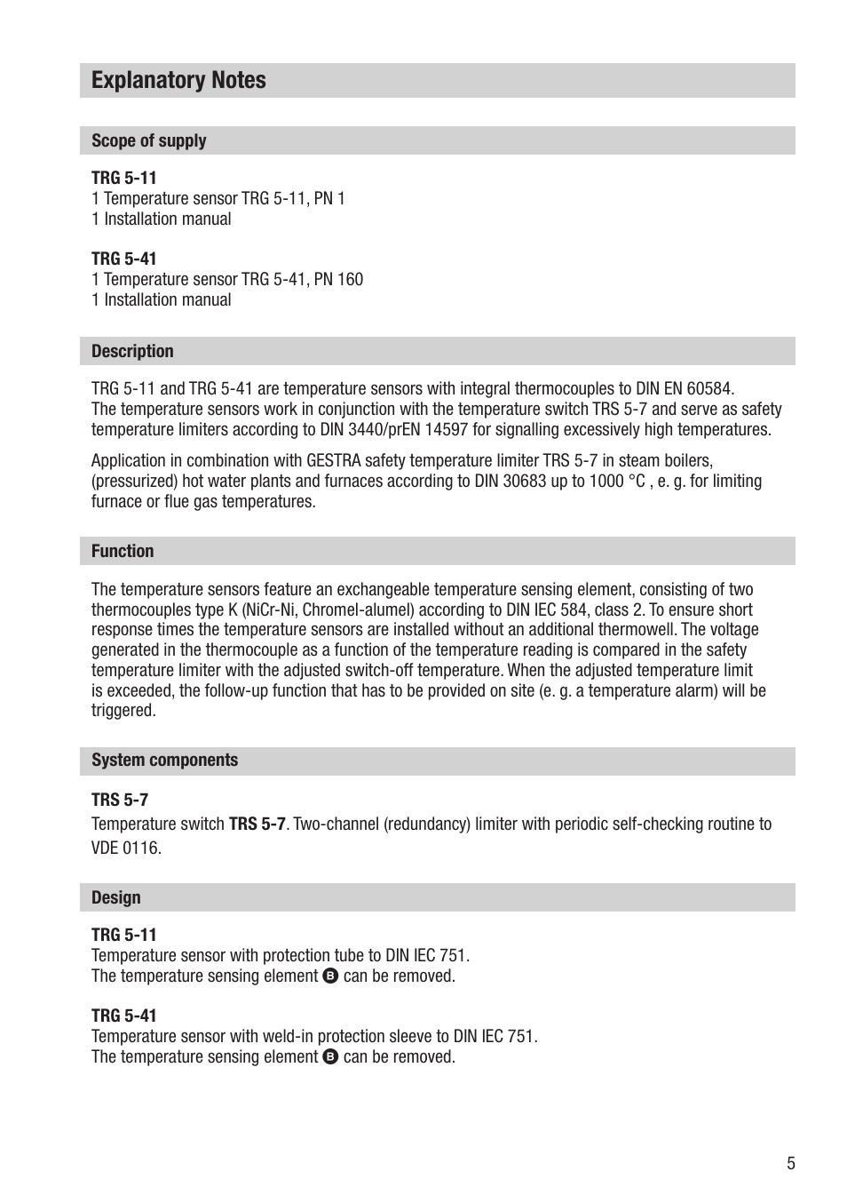 Flowserve TRG 5-11 User Manual | Page 5 / 20