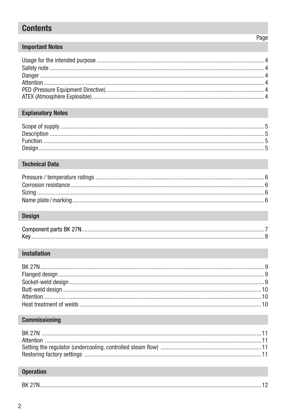 Flowserve BK 27N User Manual | Page 2 / 16