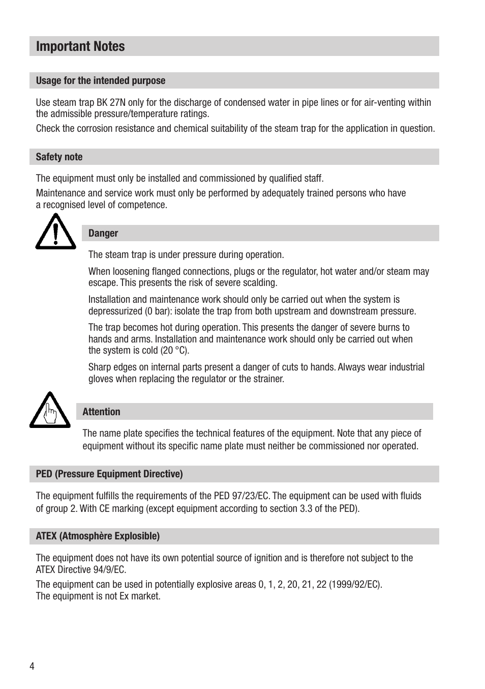 Flowserve BK 27N User Manual | Page 4 / 16