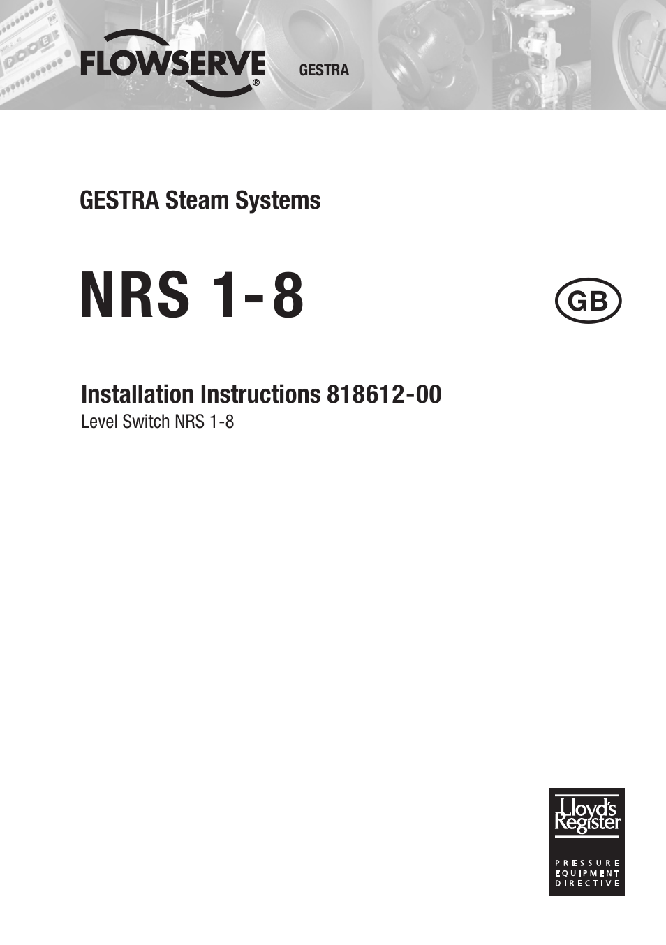 Flowserve NRS1-8 User Manual | 20 pages