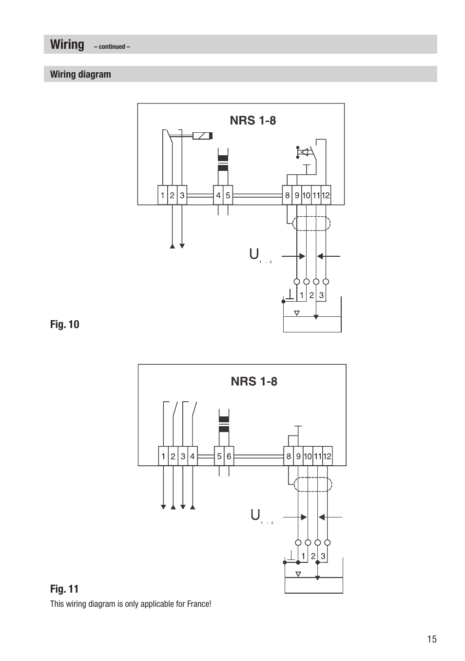 Wiring | Flowserve NRS1-8 User Manual | Page 15 / 20