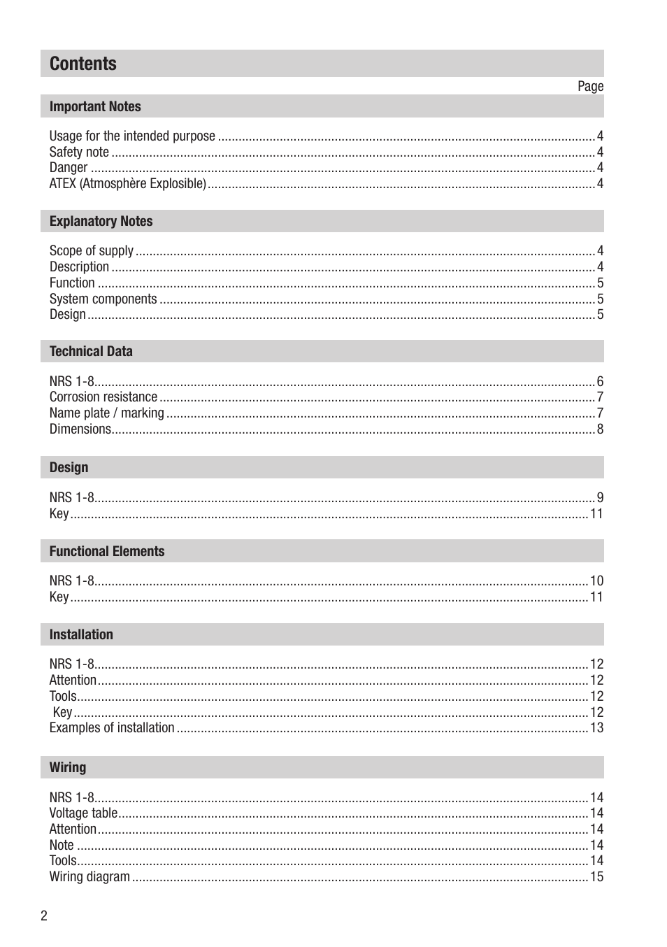 Flowserve NRS1-8 User Manual | Page 2 / 20