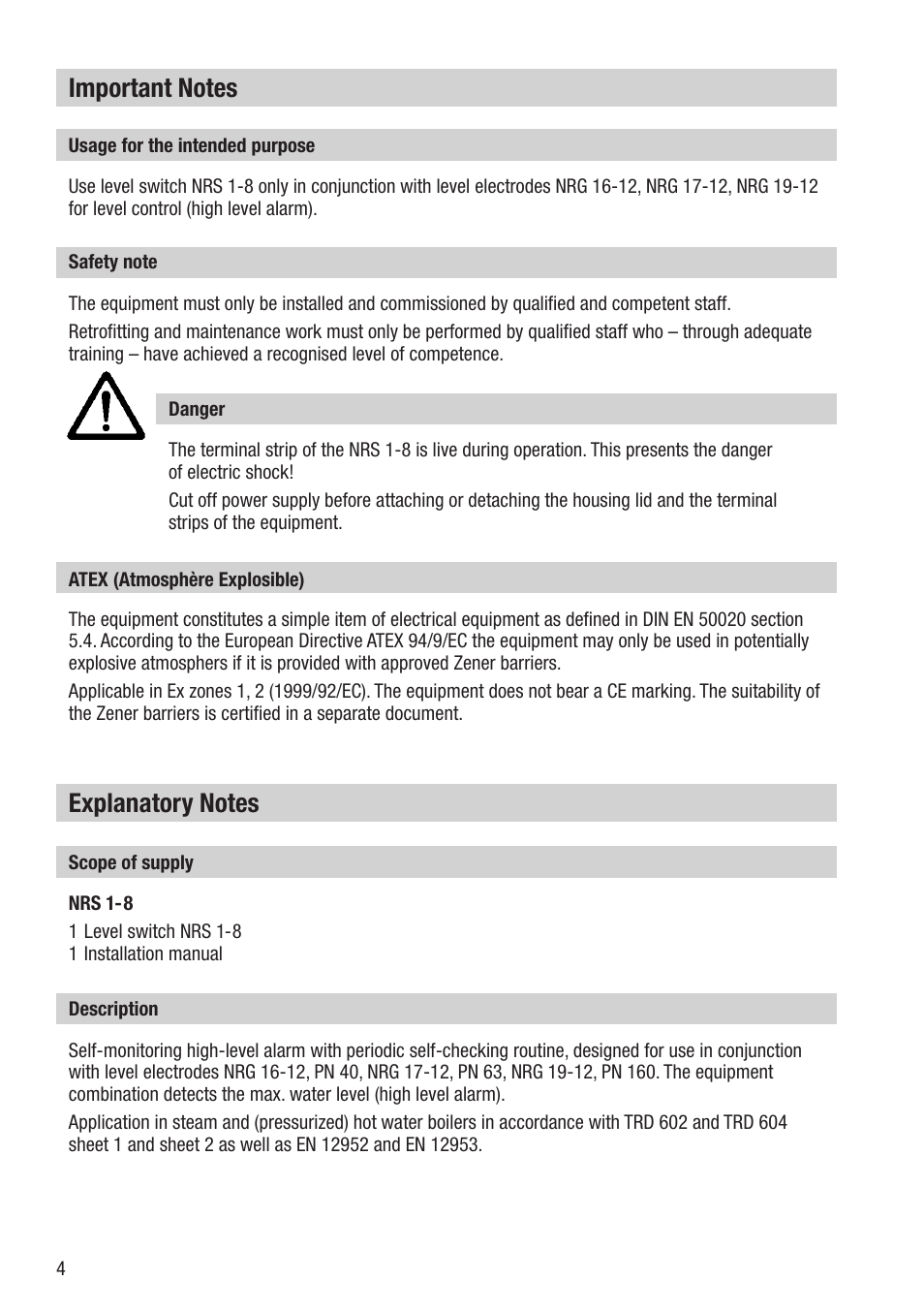 Flowserve NRS1-8 User Manual | Page 4 / 20