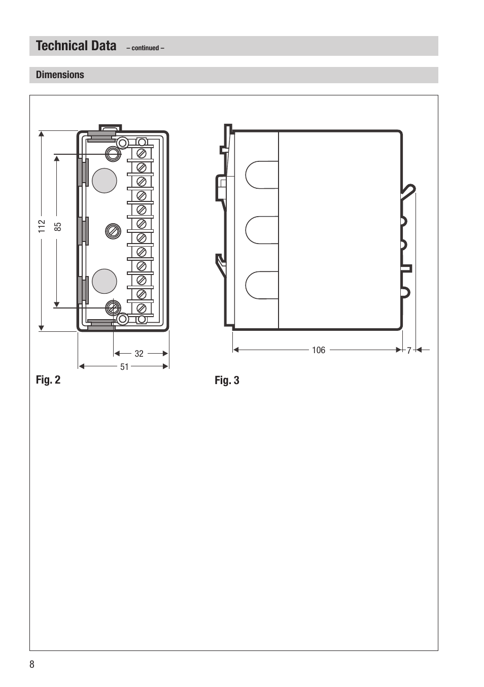 Technical data | Flowserve NRS1-8 User Manual | Page 8 / 20