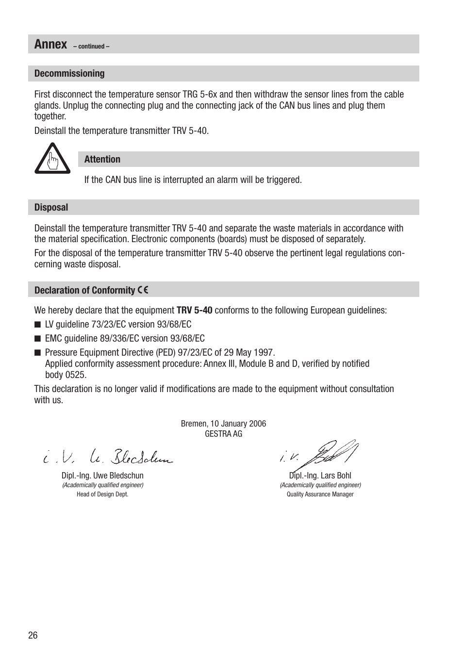 Annex | Flowserve TRV5-40 User Manual | Page 26 / 28