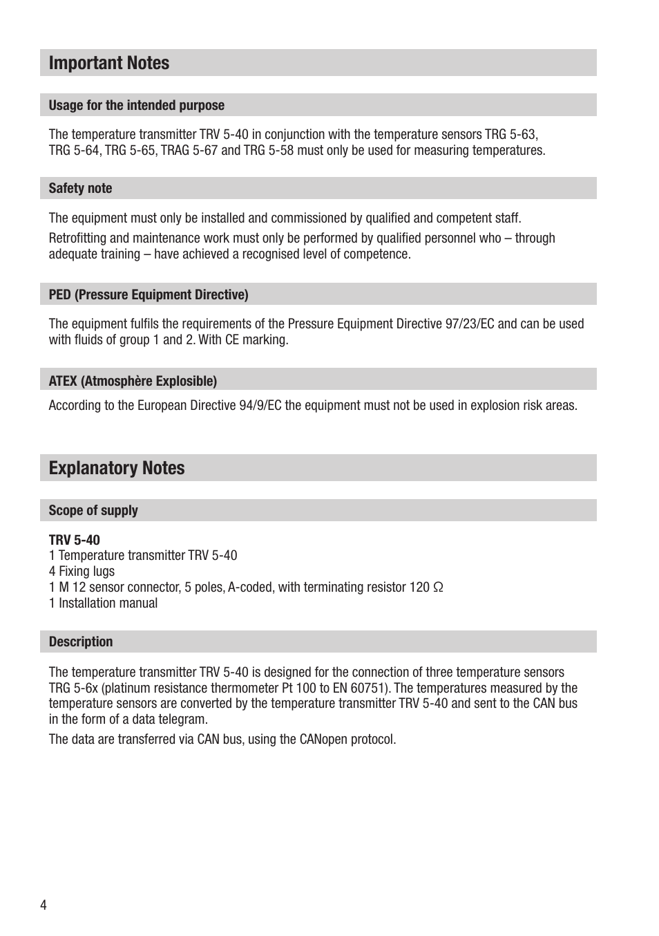 Flowserve TRV5-40 User Manual | Page 4 / 28