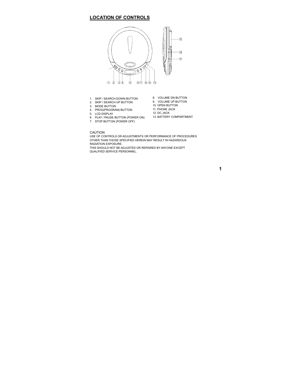 Curtis CD156 User Manual | Page 2 / 6