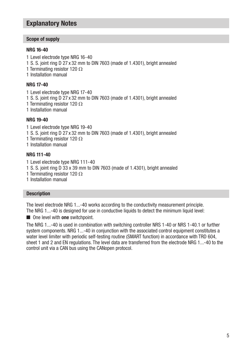 Flowserve NRG 16-40 User Manual | Page 5 / 28