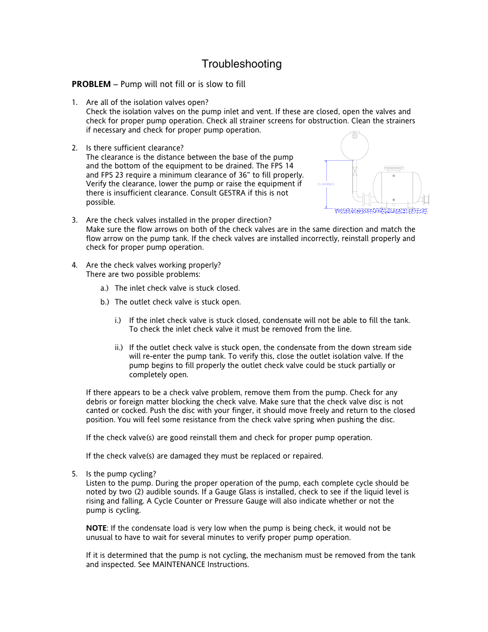 Troubleshooting | Flowserve FPS 14 User Manual | Page 7 / 11