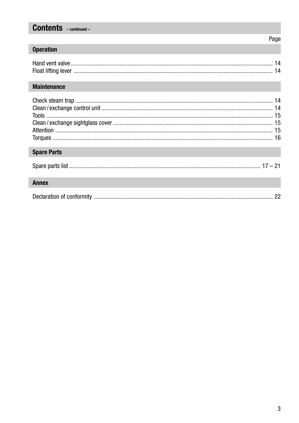 Flowserve UNA 23 User Manual | Page 3 / 24