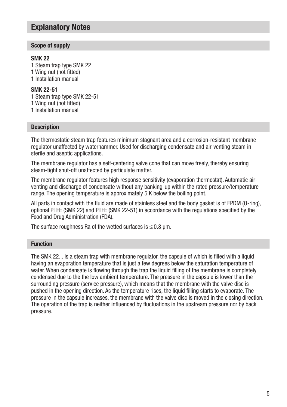 Flowserve SMK 22 User Manual | Page 5 / 16