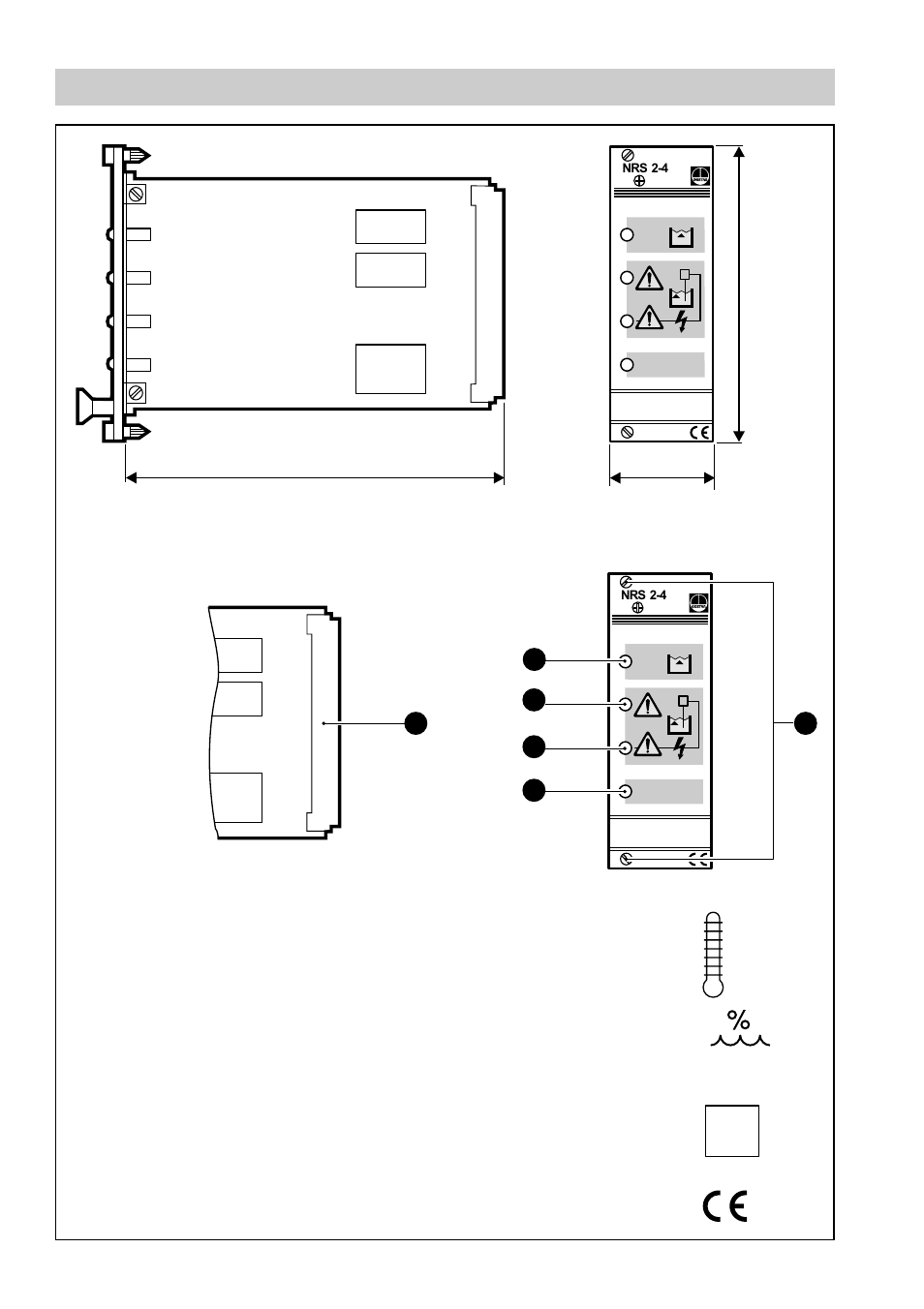 Dimensions/parts drawings, Fig. 1 fig. 2 | Flowserve NRS 2-4 User Manual | Page 2 / 16