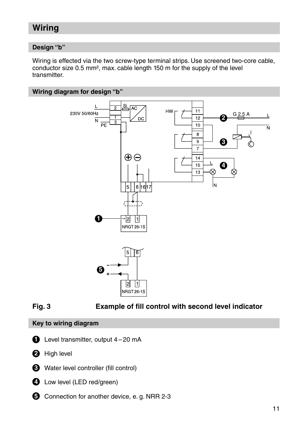 Wiring | Flowserve NRS 2-3 User Manual | Page 11 / 20