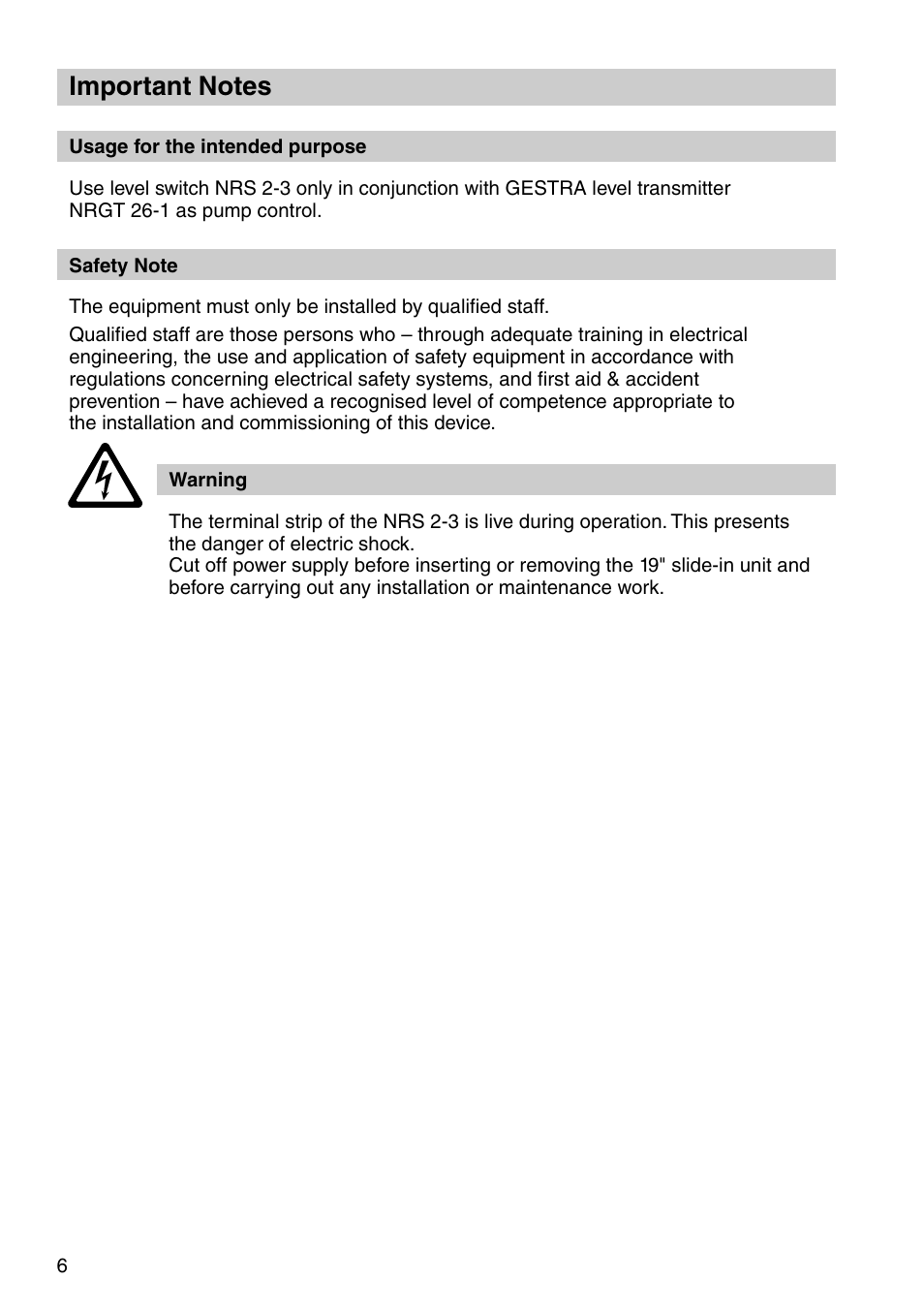 Flowserve NRS 2-3 User Manual | Page 6 / 20