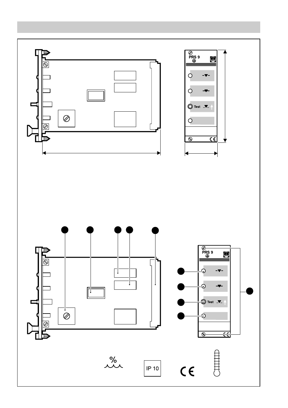 Dimensions / parts drawings | Flowserve PRS 9 User Manual | Page 2 / 16