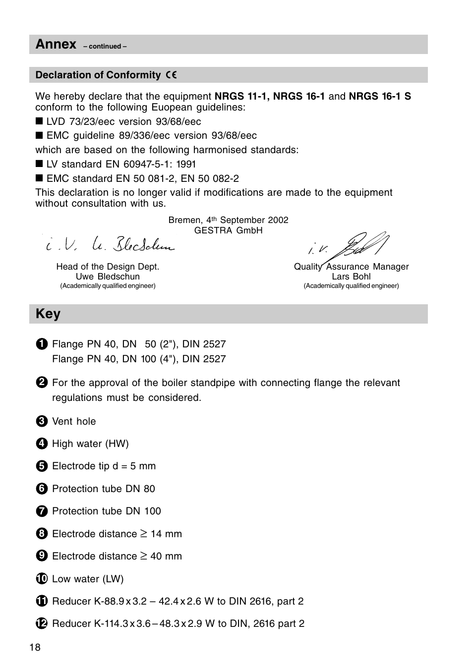 Annex | Flowserve NRGS 11-1 User Manual | Page 18 / 20