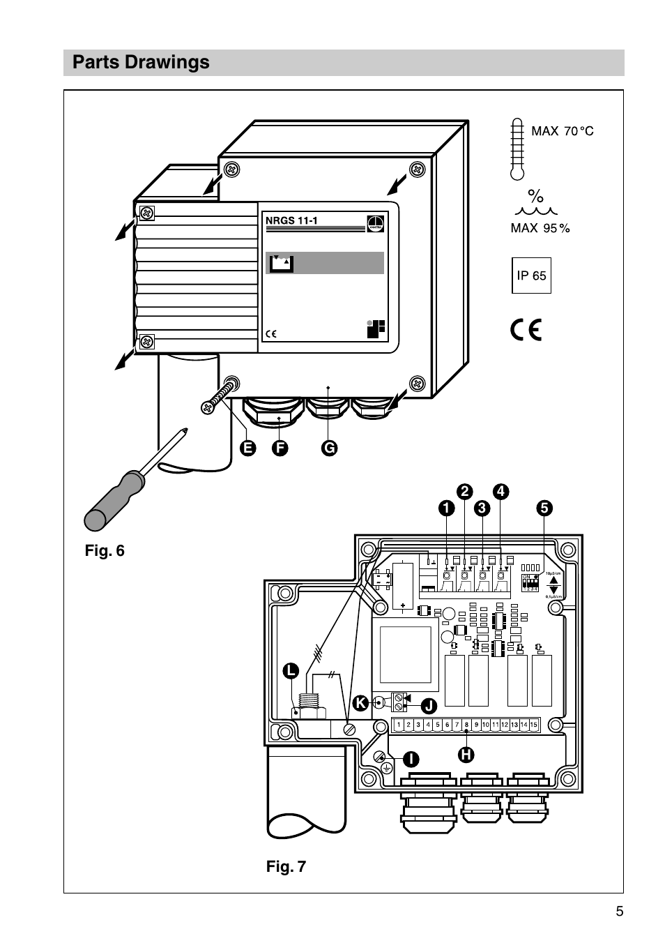Parts drawings | Flowserve NRGS 11-1 User Manual | Page 5 / 20