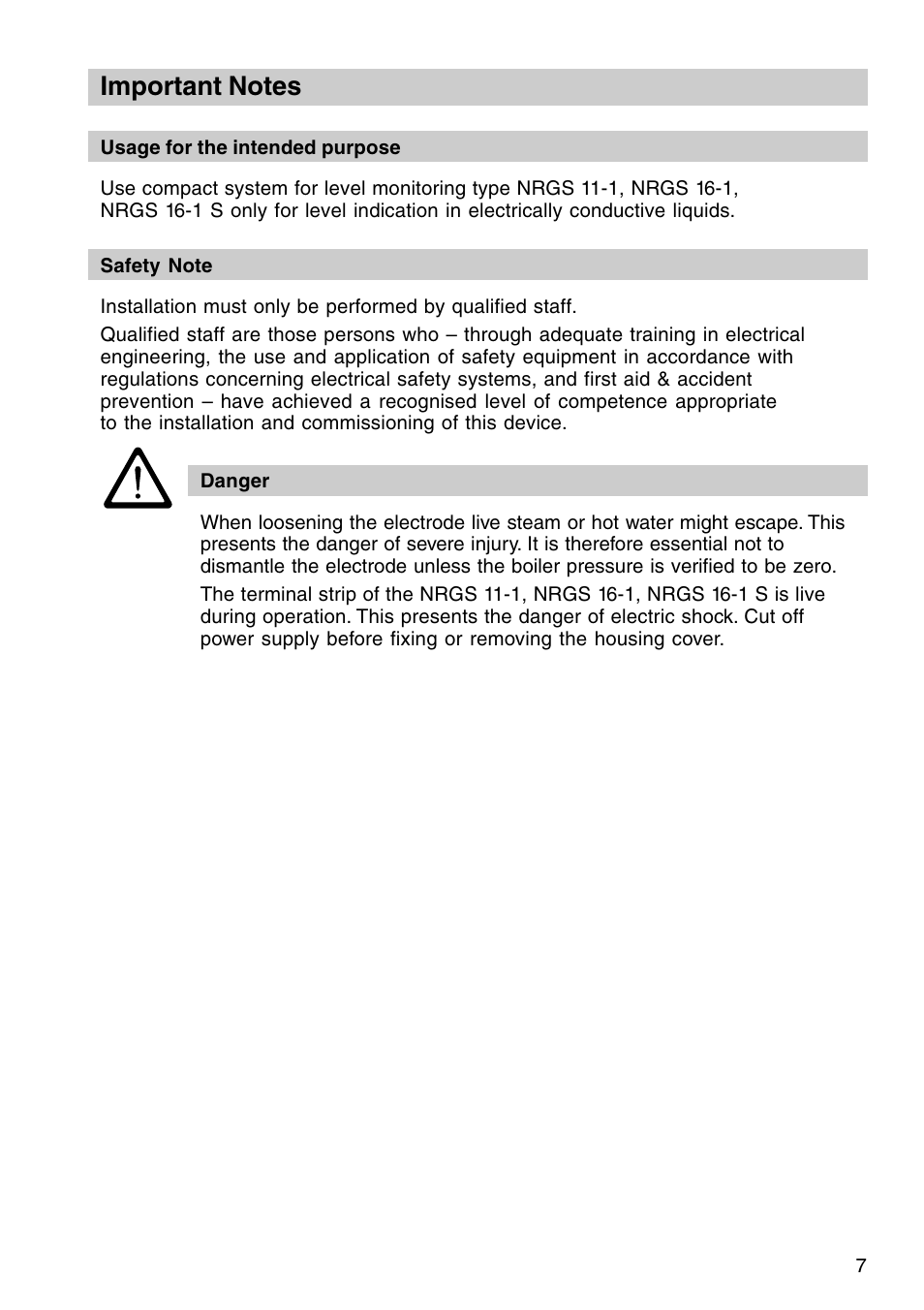 Flowserve NRGS 11-1 User Manual | Page 7 / 20