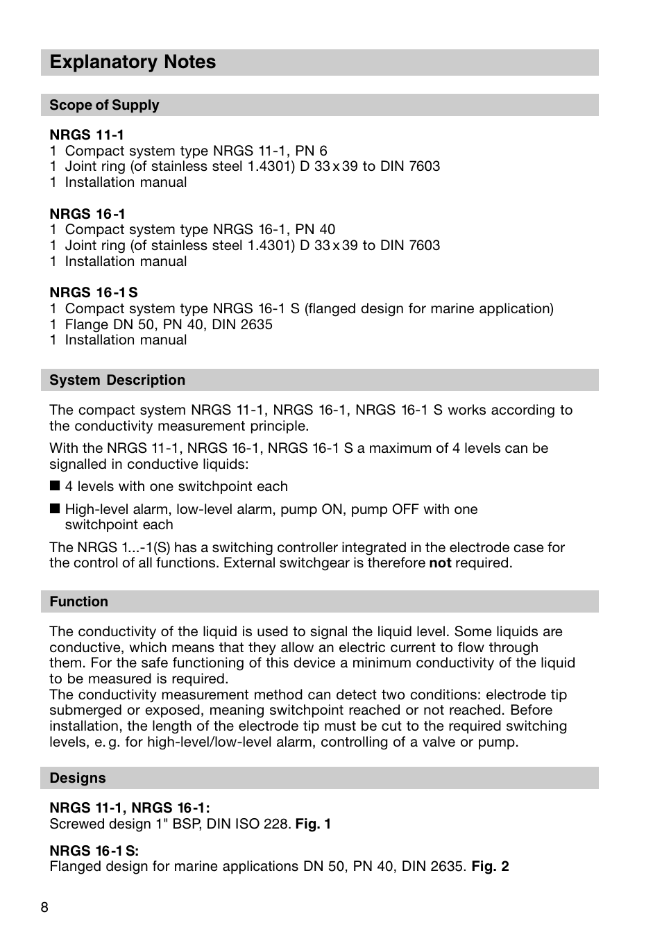 Flowserve NRGS 11-1 User Manual | Page 8 / 20