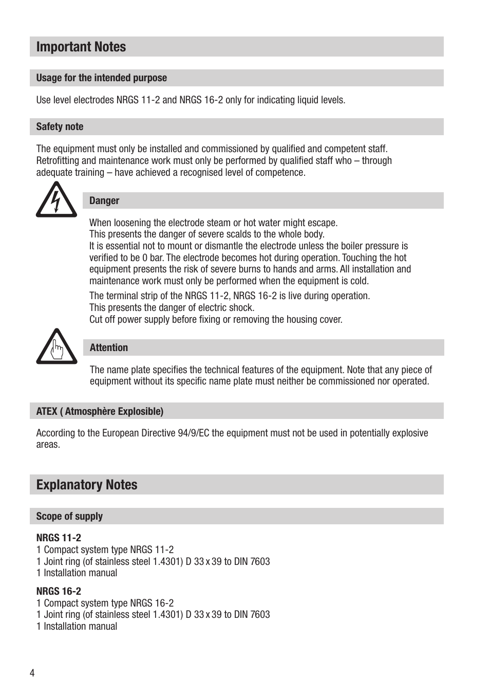 Flowserve NRGS 11-2 User Manual | Page 4 / 20