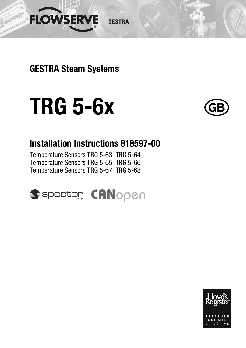 Flowserve TRG 5-6x User Manual | 20 pages