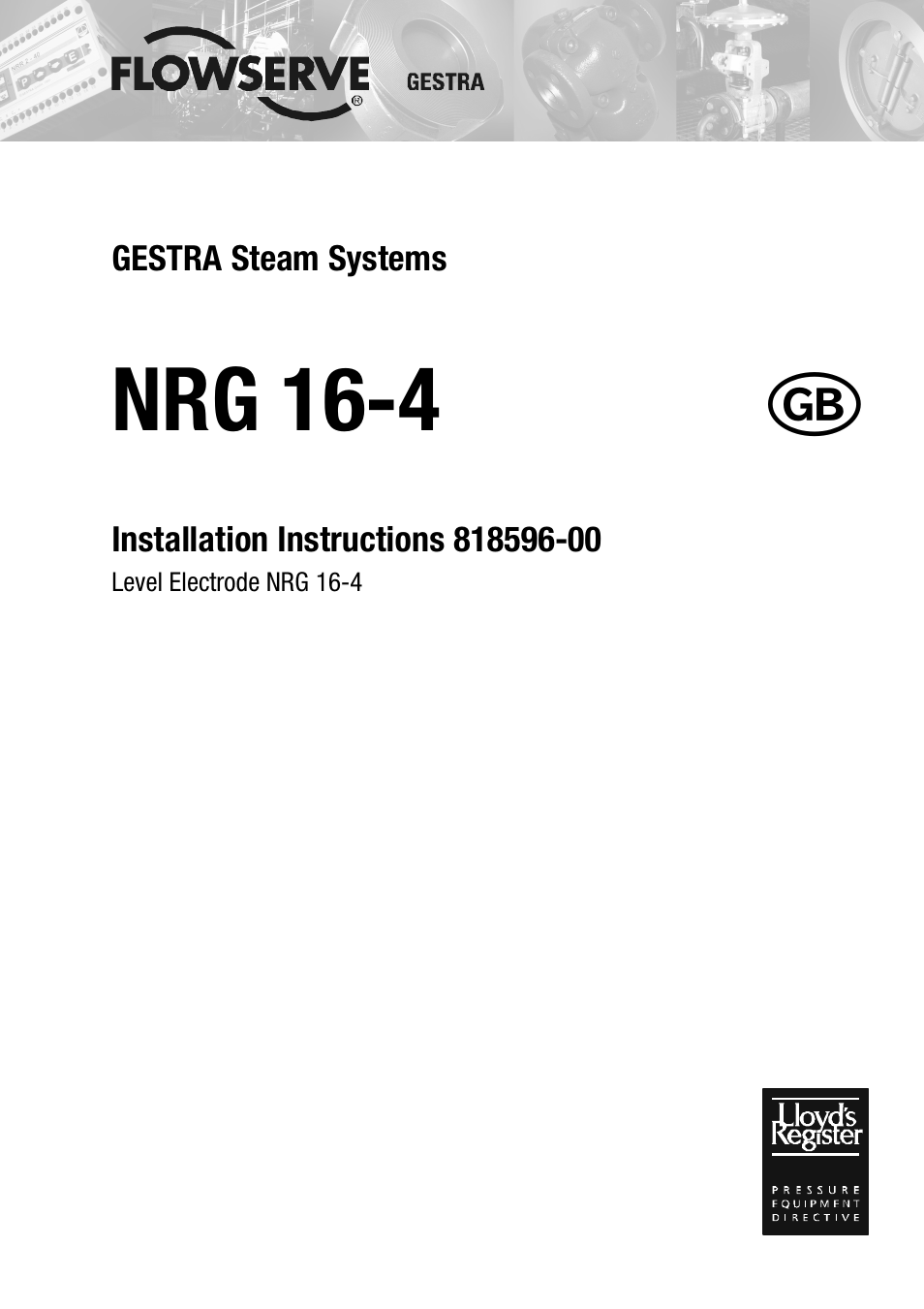 Flowserve NRGS 16-4 User Manual | 18 pages