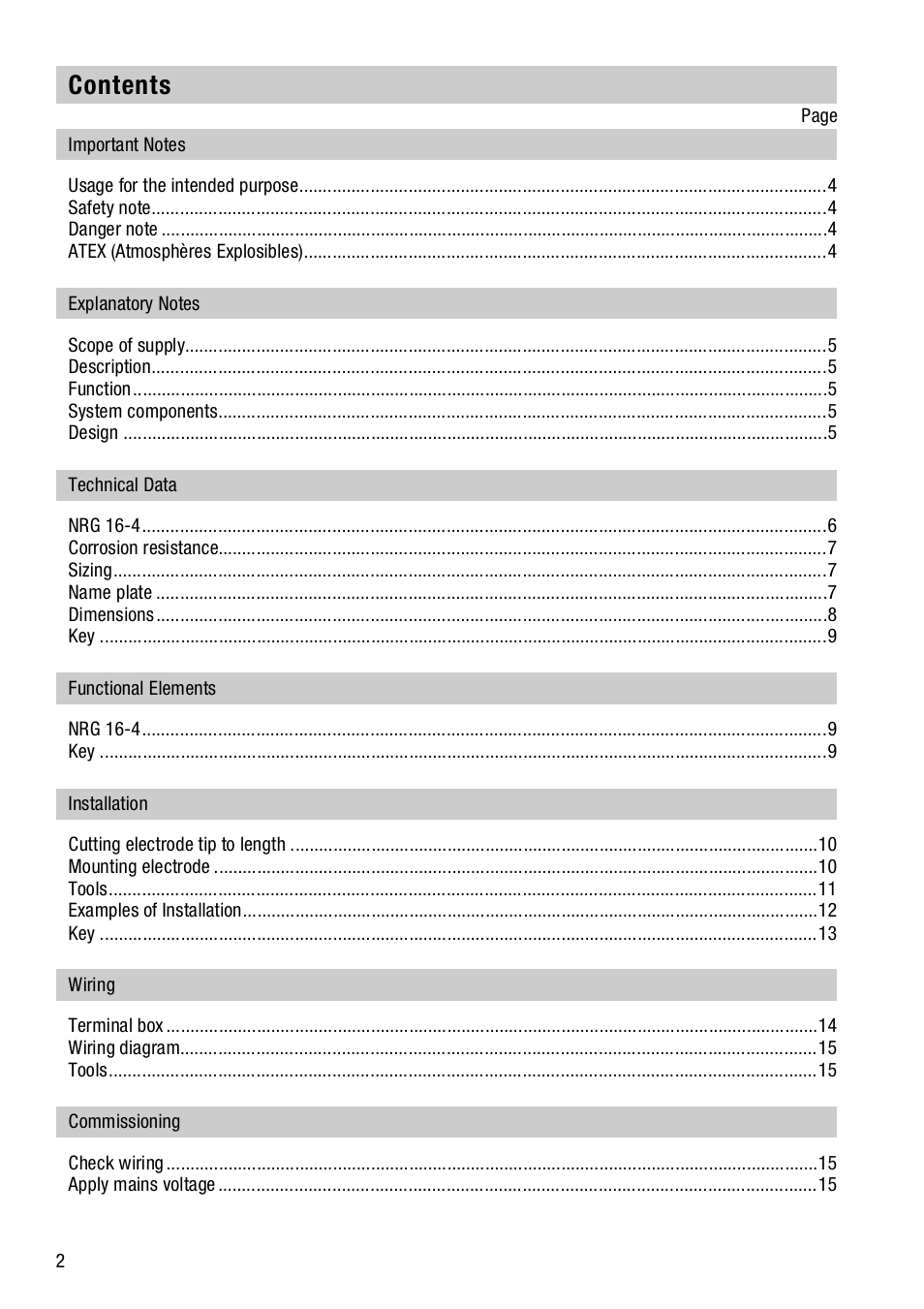Flowserve NRGS 16-4 User Manual | Page 2 / 18