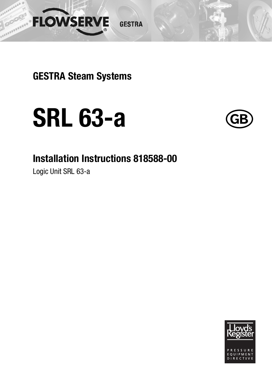 Flowserve SRL63-A User Manual | 18 pages