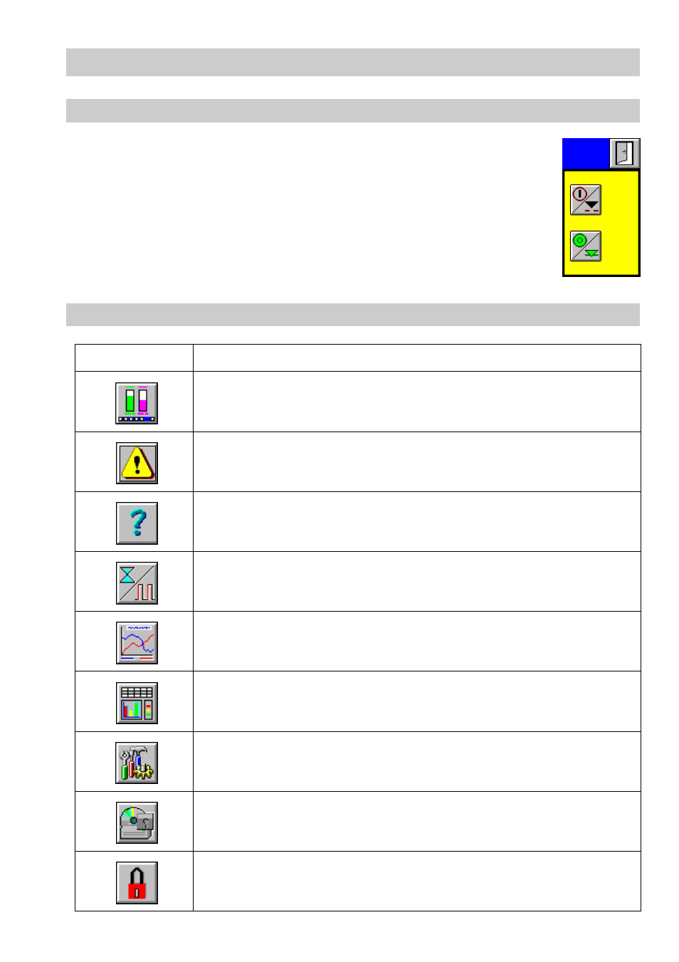 Description of buttons, User interfaces | Flowserve SPECTORcontrol User Manual | Page 17 / 88