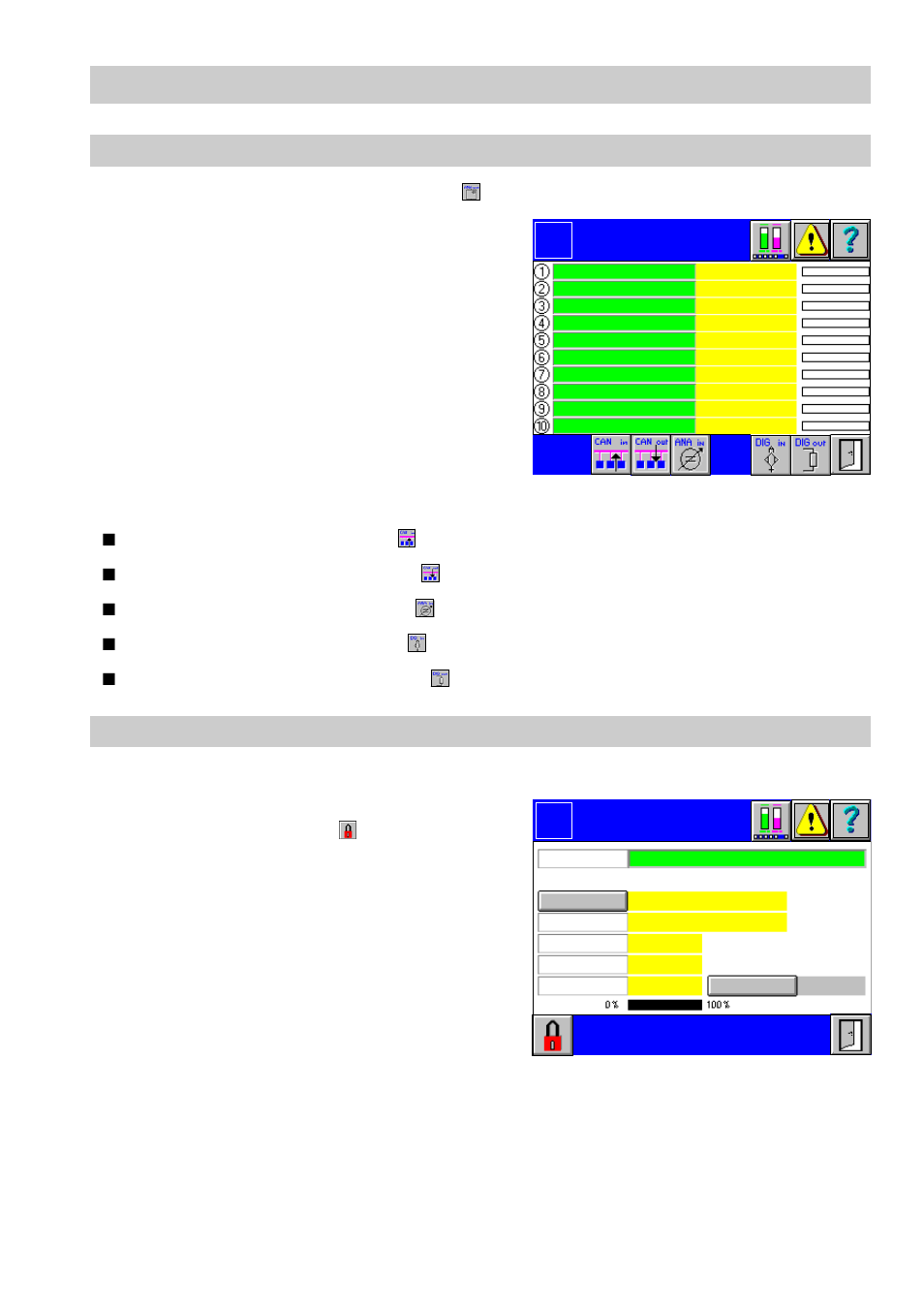 Analog 1 output, Analog output 1, Analog 1 output analog output 1 | Menus of inputs/ outputs | Flowserve SPECTORcontrol User Manual | Page 43 / 88