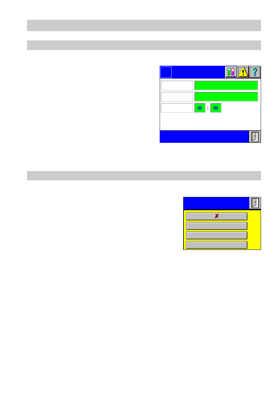 Flowrate 1 setup, Select signal for flowrate 1, Flowrate 1 setup select signal for flowrate 1 | Boiler menu | Flowserve SPECTORcontrol User Manual | Page 67 / 88