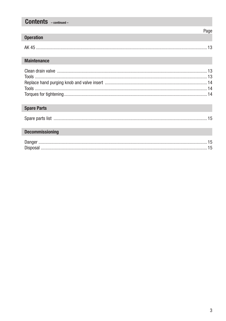 Flowserve AK 45 User Manual | Page 3 / 16