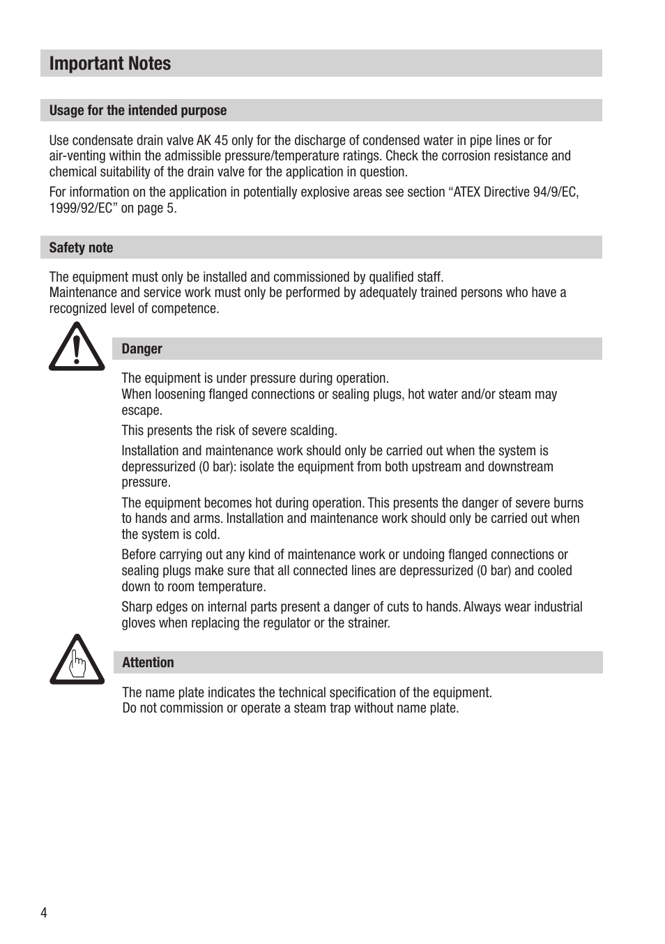 Flowserve AK 45 User Manual | Page 4 / 16