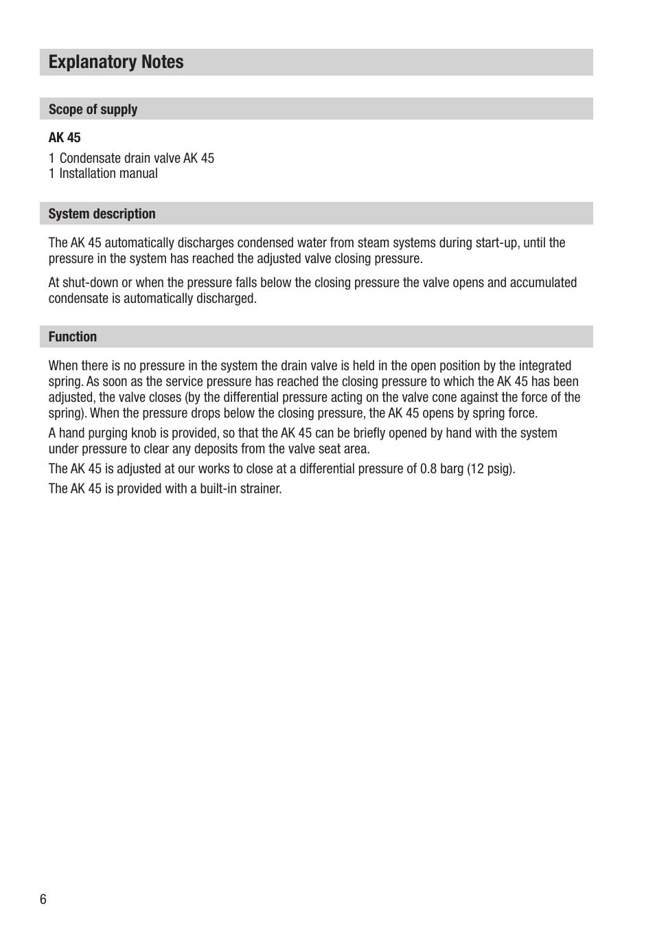 Flowserve AK 45 User Manual | Page 6 / 16