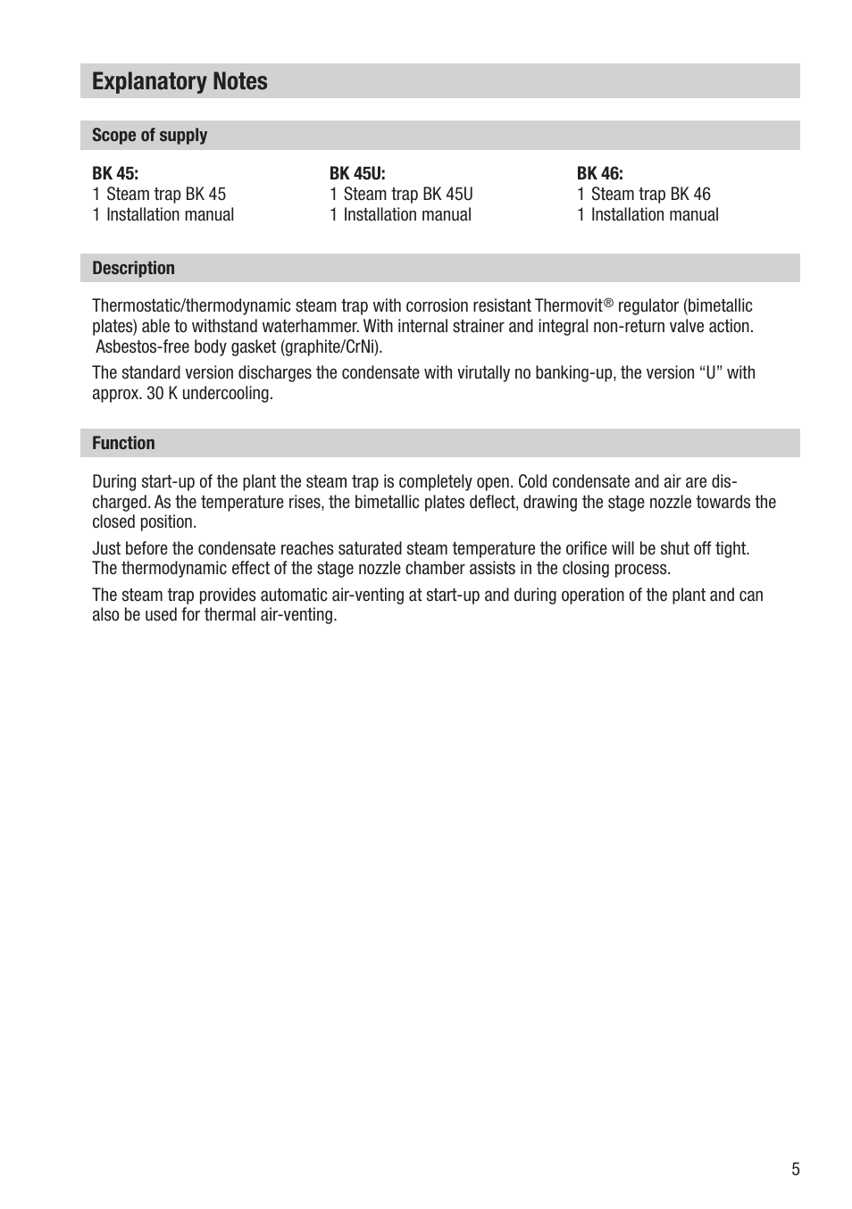 Flowserve BK 45 User Manual | Page 5 / 16