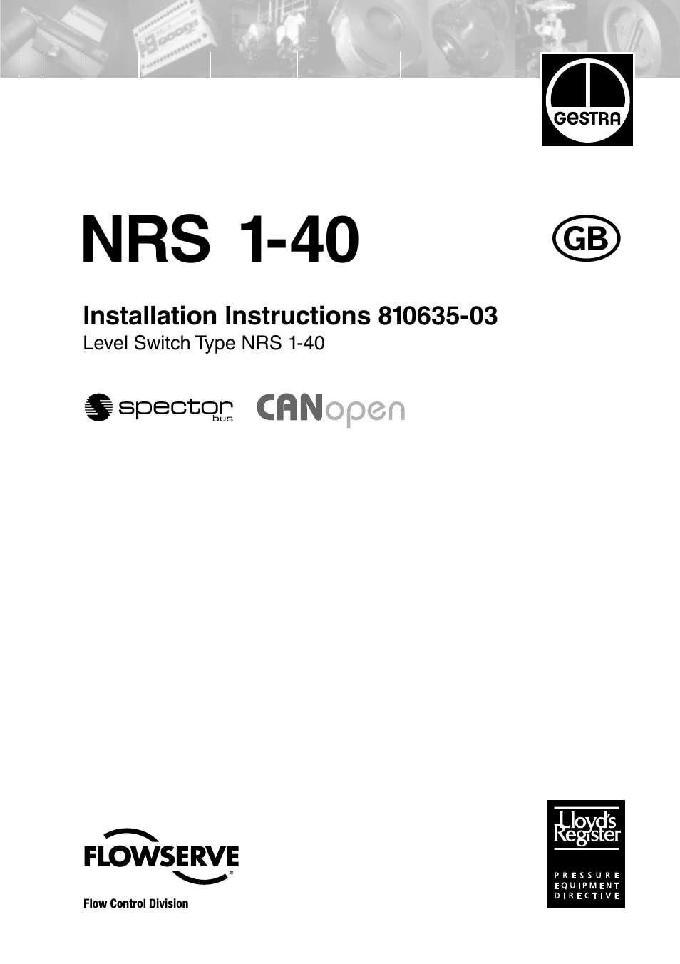 Flowserve NRS 1-40 User Manual | 32 pages