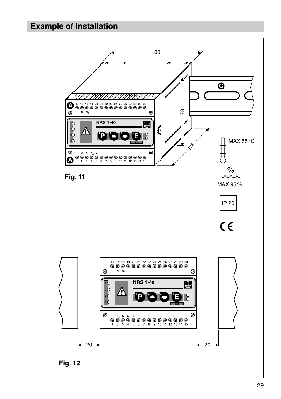 Example of installation | Flowserve NRS 1-40 User Manual | Page 29 / 32