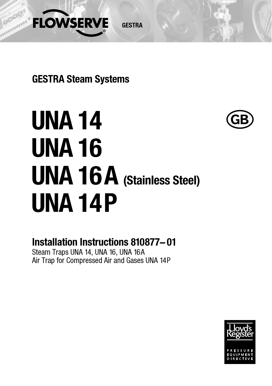 Flowserve UNA 14 User Manual | 20 pages