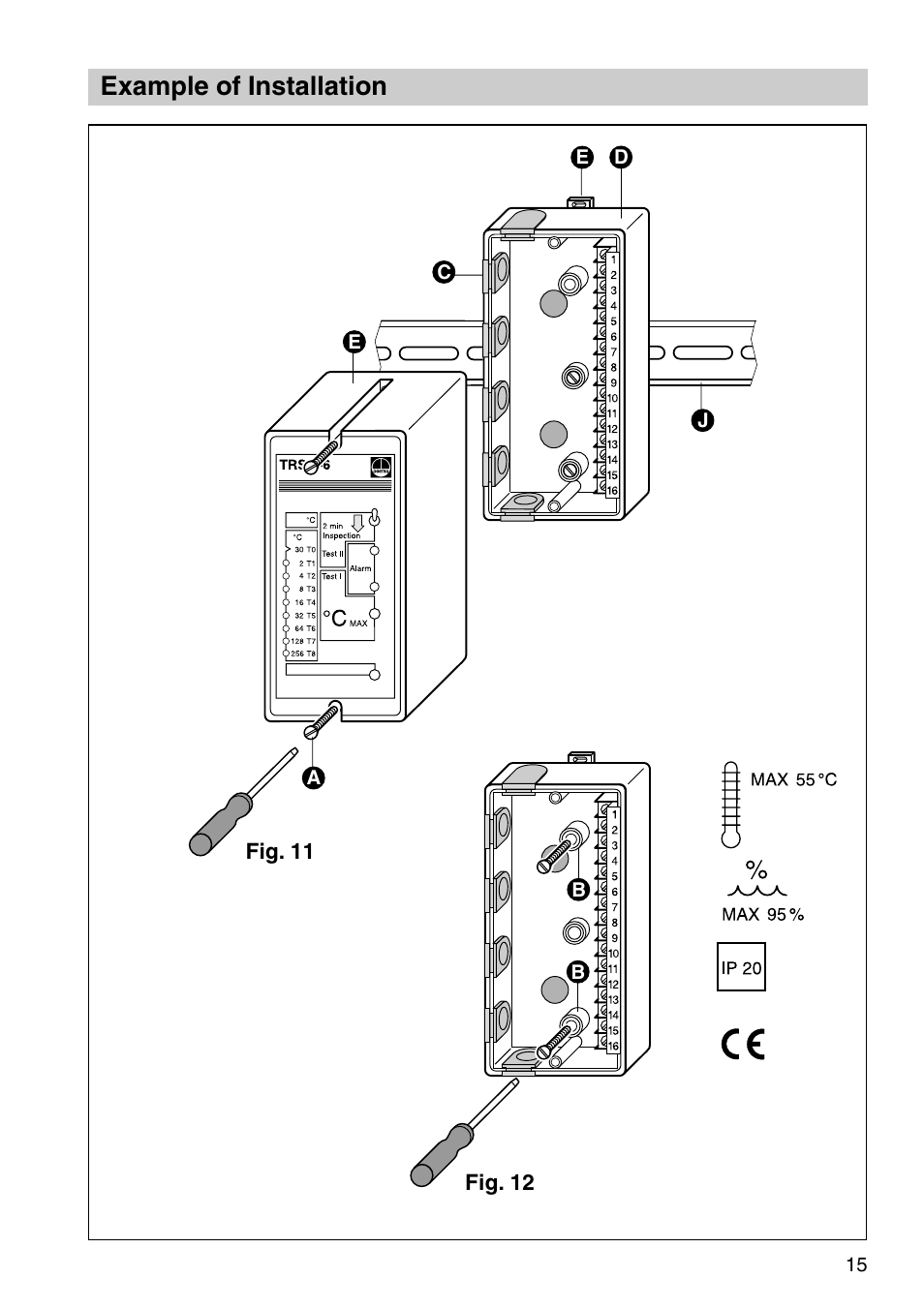 Example of installation | Flowserve TRS 5-6 User Manual | Page 15 / 16