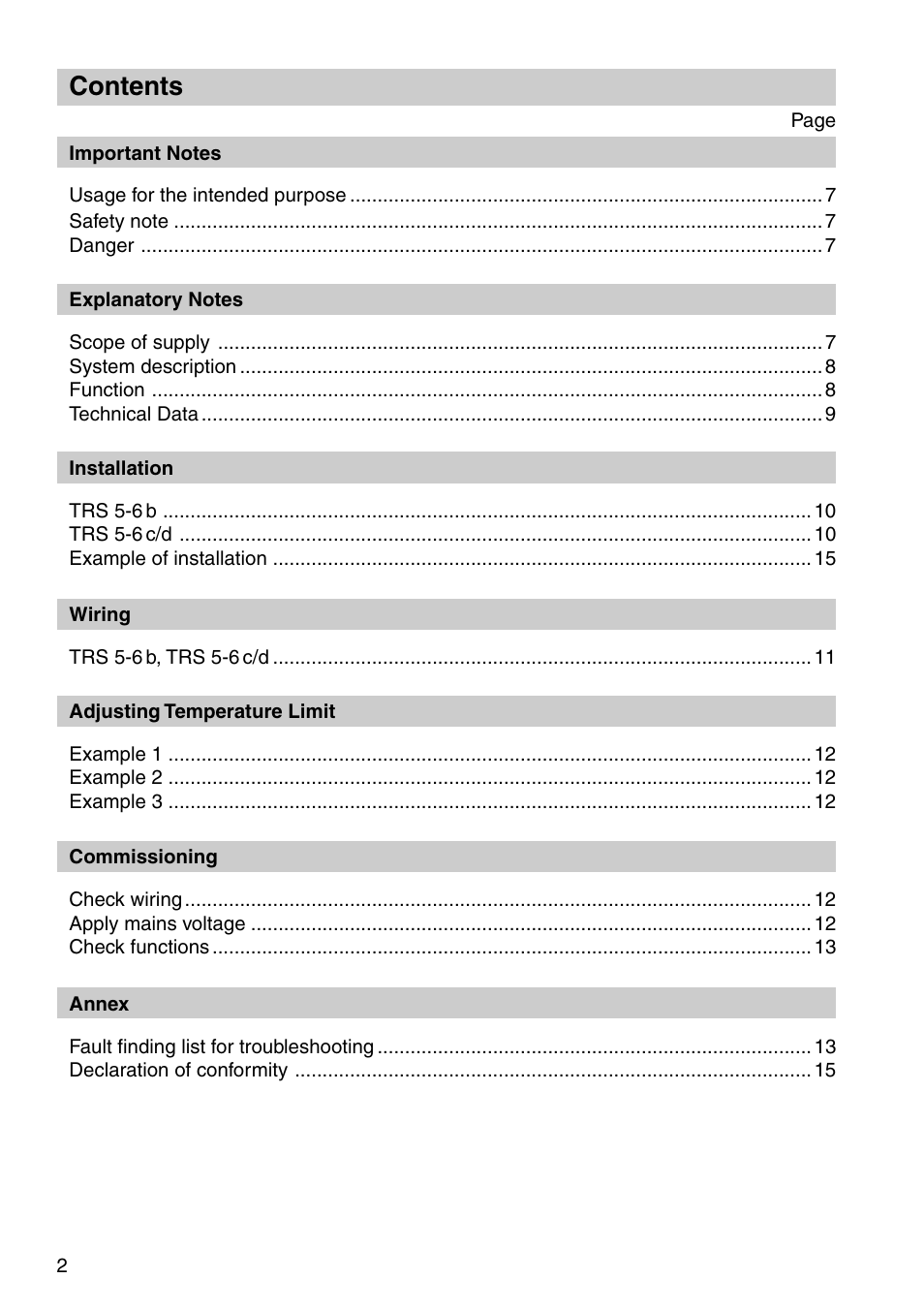 Flowserve TRS 5-6 User Manual | Page 2 / 16