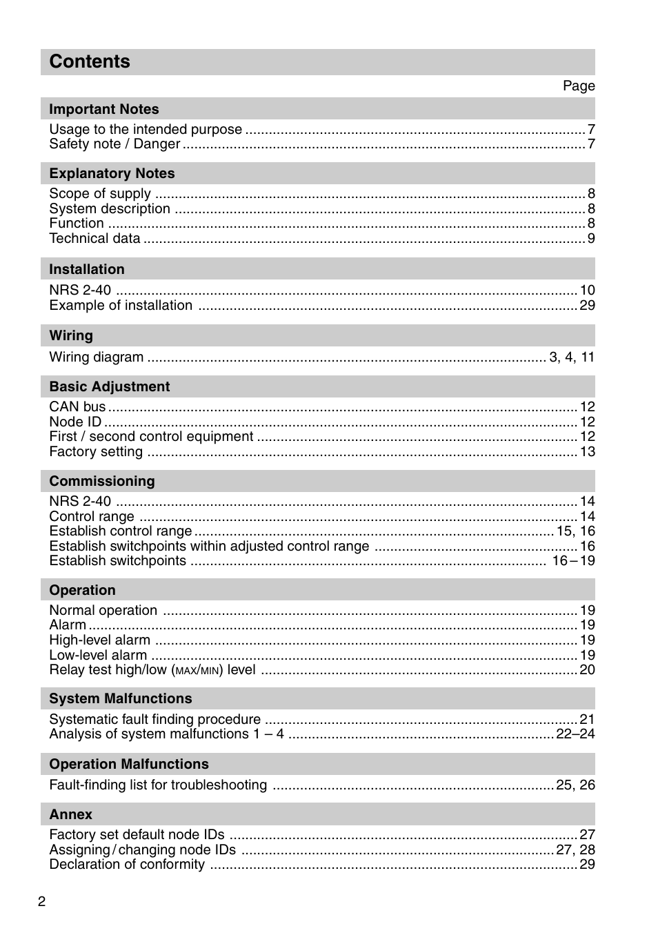 Flowserve NRS 2-40 User Manual | Page 2 / 32