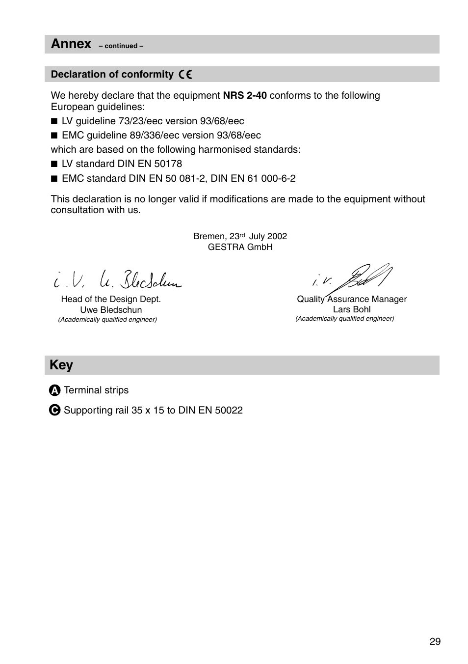 Annex | Flowserve NRS 2-40 User Manual | Page 29 / 32