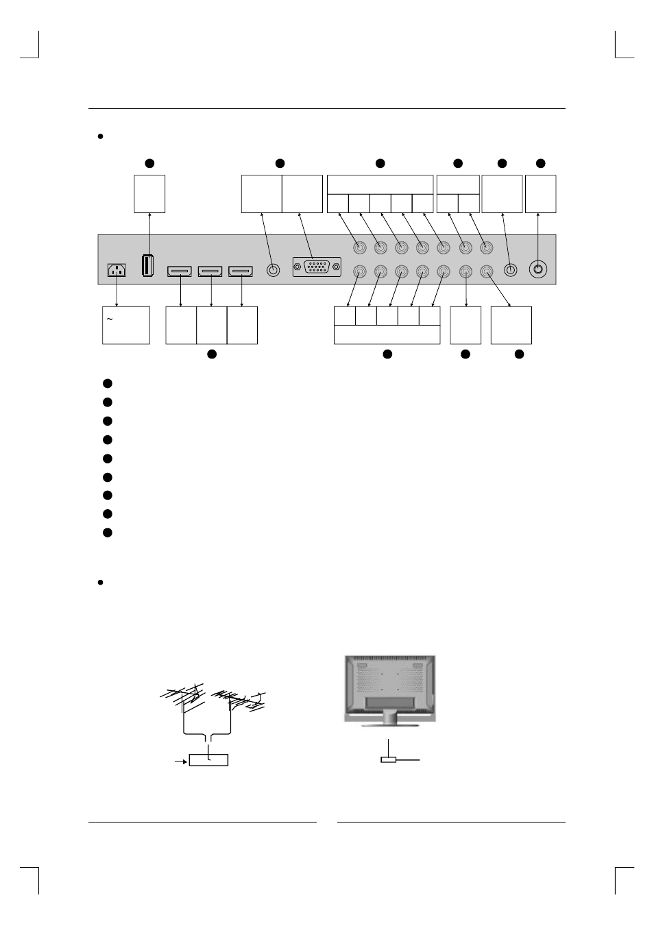 Main unit descriptions | Curtis LCD3227A-2 User Manual | Page 5 / 20