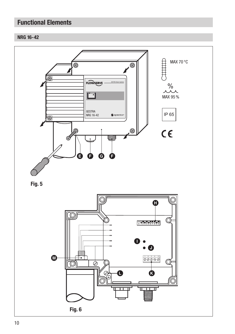 Functional elements, Fig. 5, Fig. 6 | Nrg 16-42 | Flowserve NRG 16-42 User Manual | Page 10 / 24