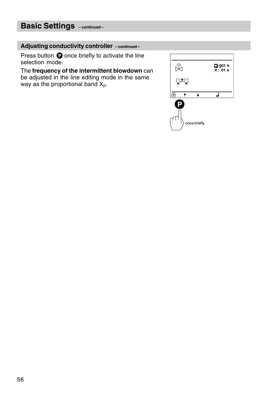 Basic settings | Flowserve URB 1 User Manual | Page 56 / 80