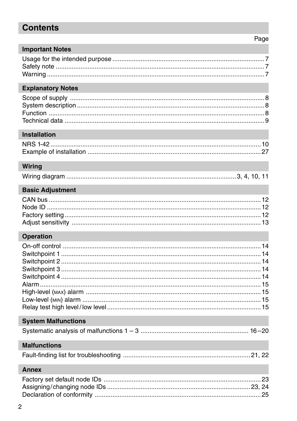 Flowserve NRS 1-42 User Manual | Page 2 / 28